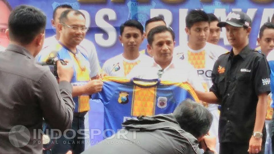 Acara launching Bhayangkara FC Arema Police. Copyright: © Ian Setiawan/INDOSPORT